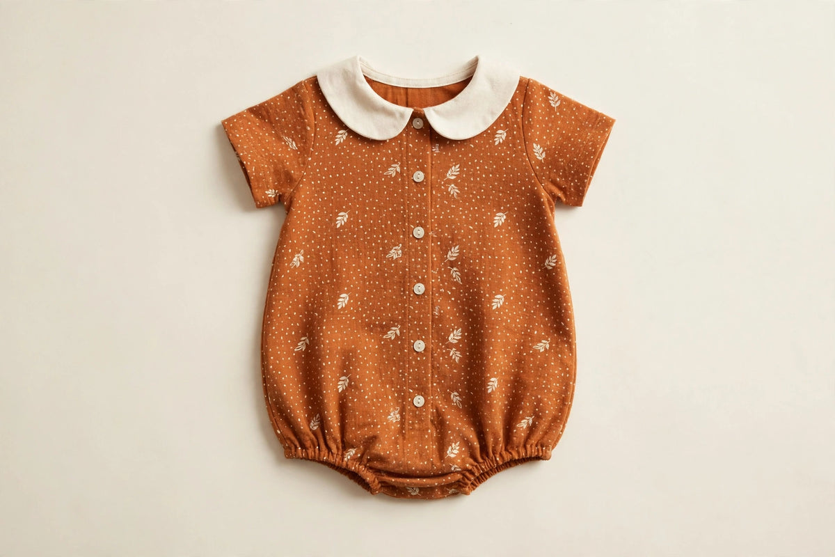 Fall Burnt Orange Baby Bubble