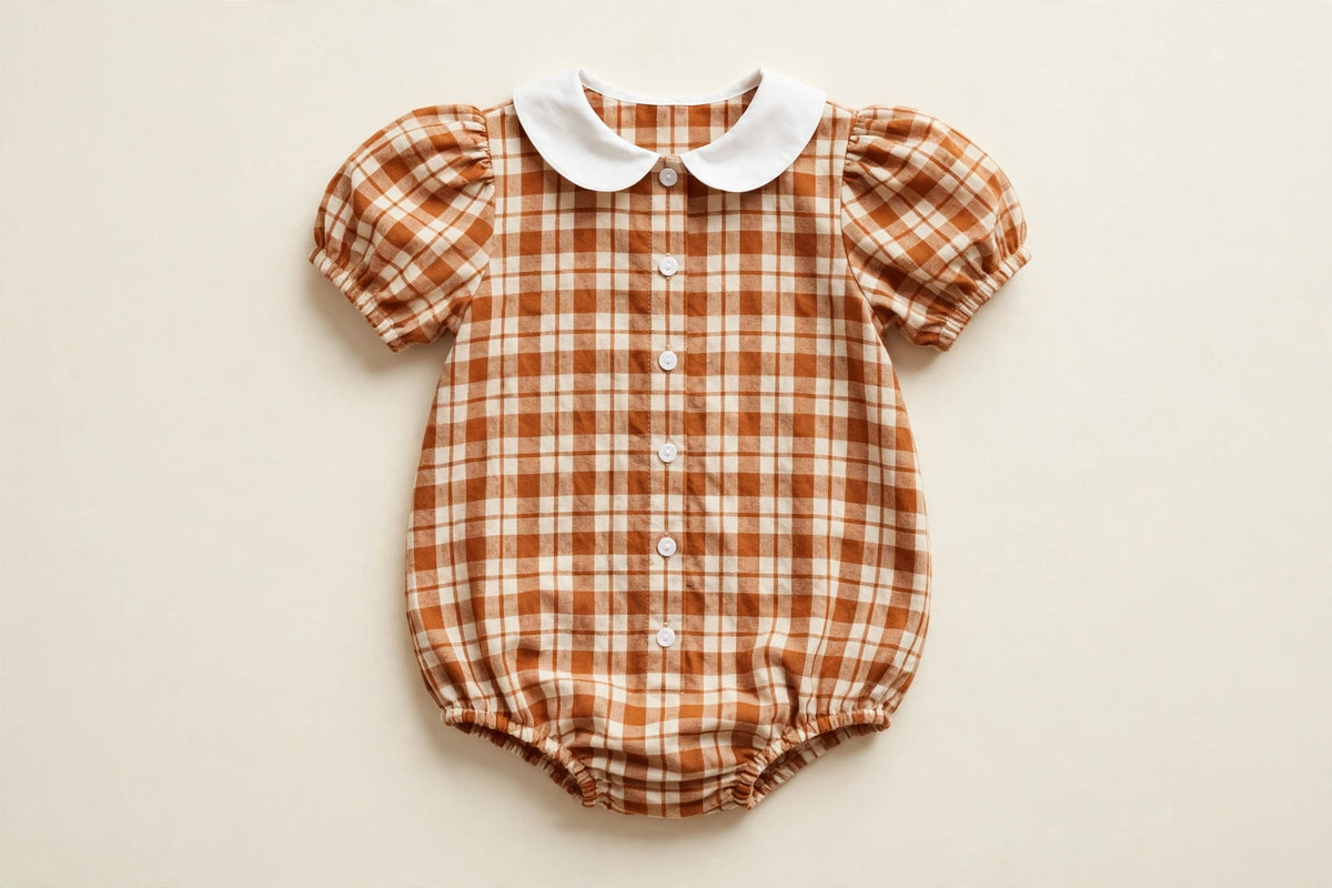 Fall Plaid Baby Bubble
