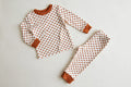 Burnt Orange & White Gameday Pajama Set