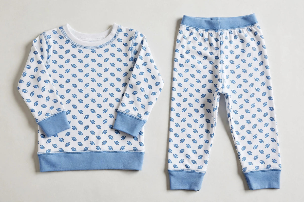 Carolina Blue & White Gameday Pajama Set
