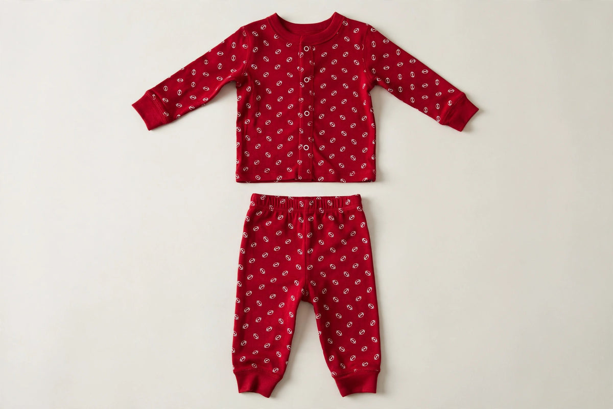 Crimson & White Gameday Pajama Set