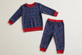 Navy & Cardinal Red Gameday Pajama Set