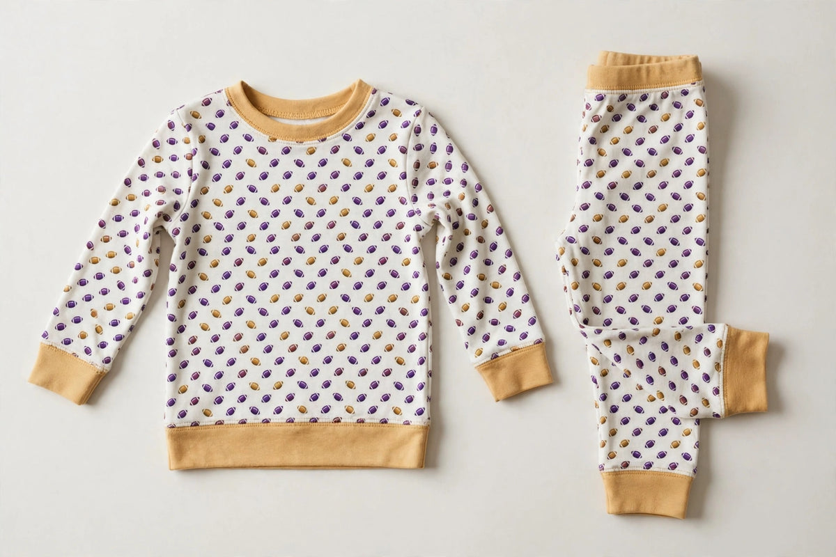 Purple & Gold Gameday Pajama Set