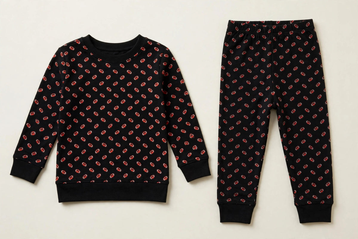 Red & Black Gameday Pajama Set