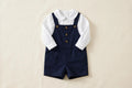 Navy Jon Jon Romper