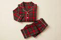 Red Tartan Christmas Pajama Set