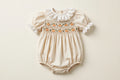 Smocked Pumpkin Baby Bubble