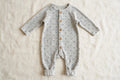 Winter Weather Waffle Jumpsuit — Star Grey